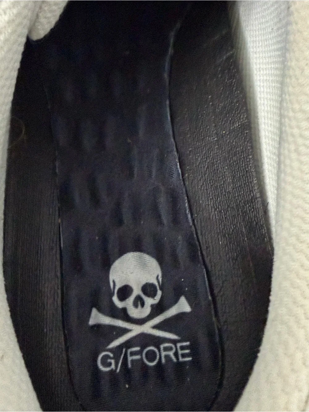 G/FORE Men's Gallivanter Debossed Skull & T's Leather Golf Shoes 12 Wide